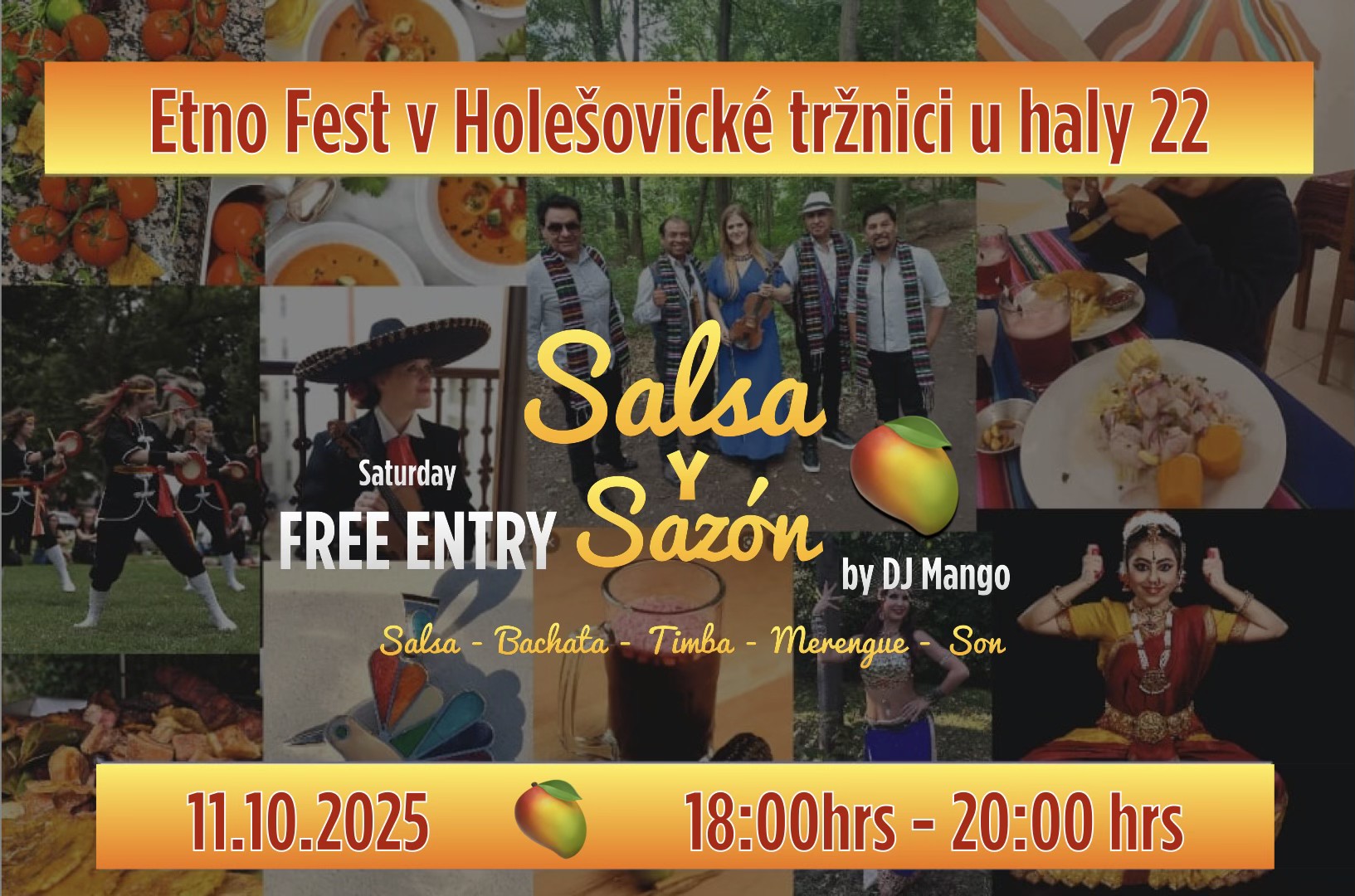 ☆Salsa Y Sazón ☆ DJ Mango 🥭 ☆ at Etnofest FREE ENTRY