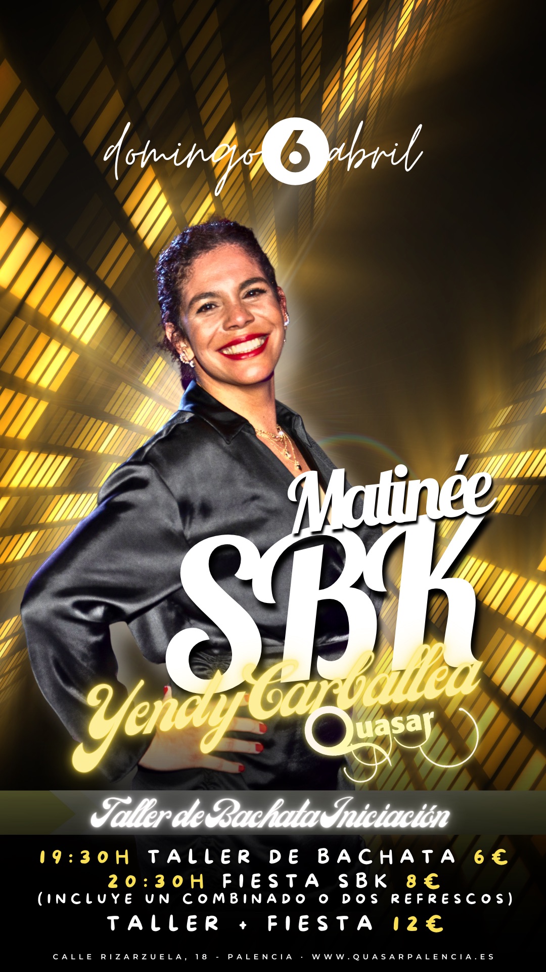 💃Matinée SBK Yendy Carballea - Taller de Bachata Iniciación
