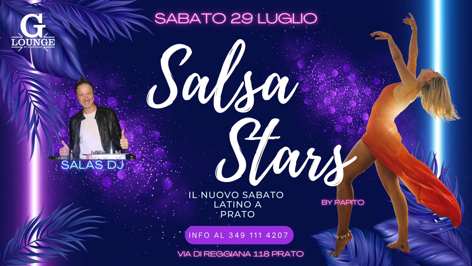 Salsa Stars il nuovo sabato Latino a Prato