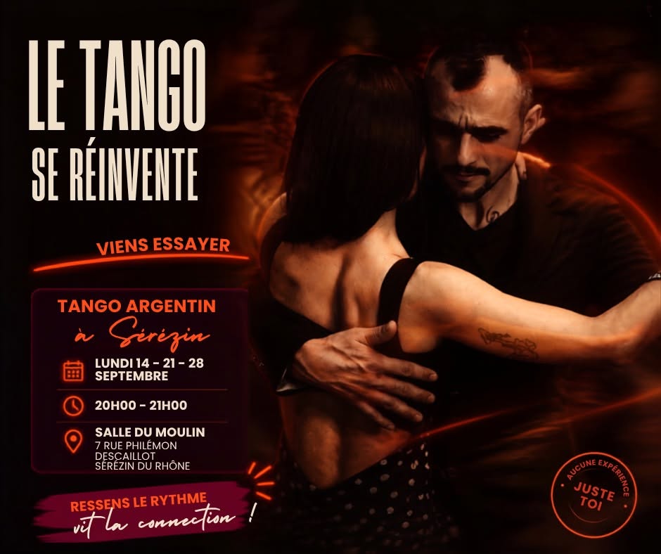 Tango argentin à Sérézin !! viens casser les préjugés