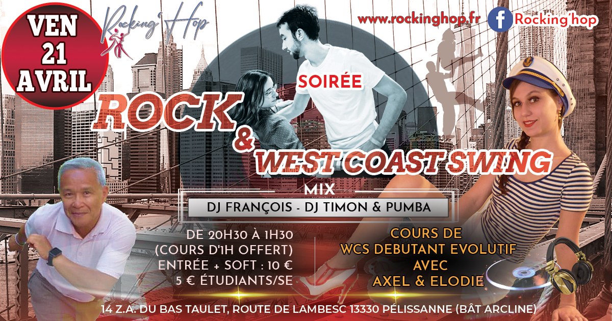 Nouvelle Soirée Rock West Coast Swing !