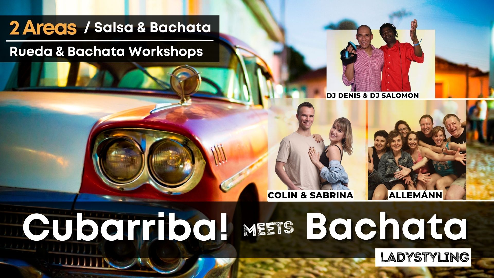 Cubarriba meets Bachata Party auf 2 Ebenen Ladystyling