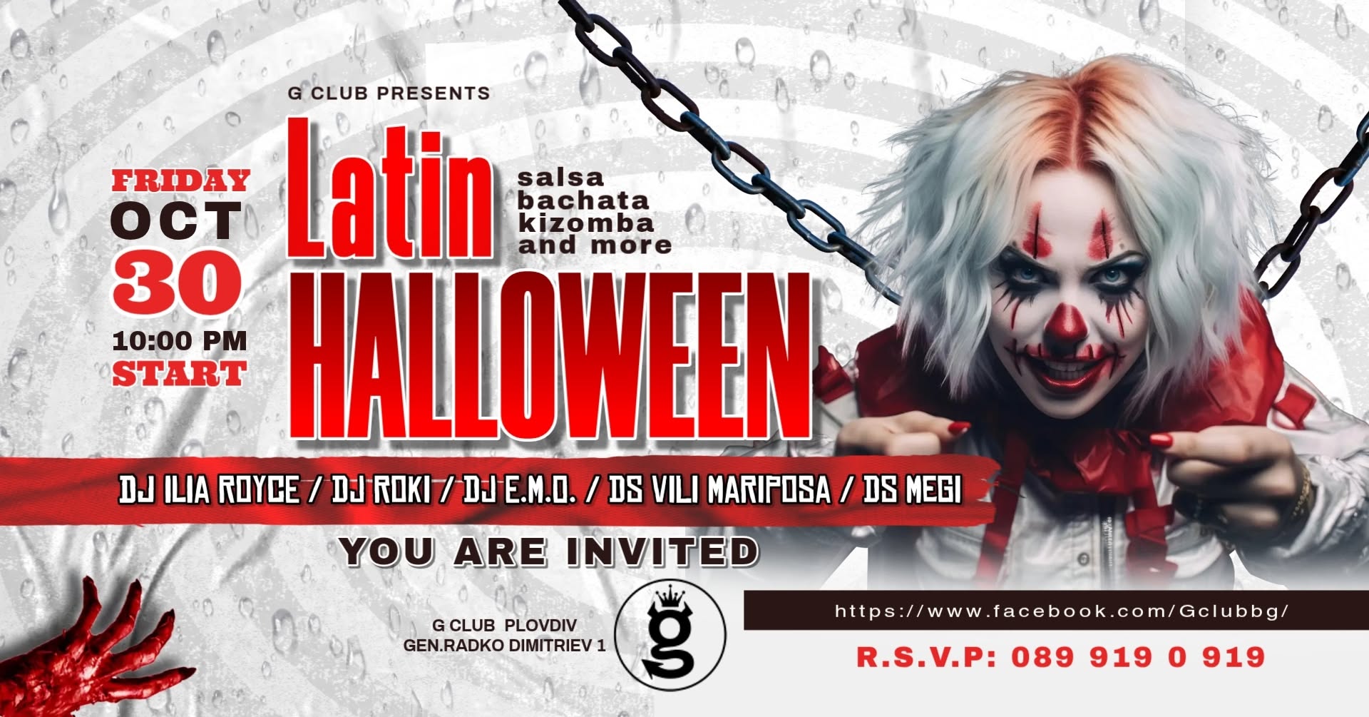 Latin HALLOWEEN @ G