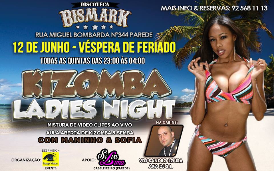 KIZOMBA LADIES NIGHT (VÉSPERA DE FERIADO)