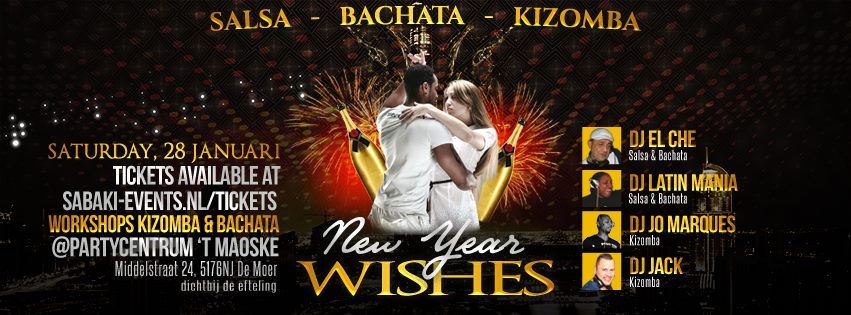 Sabaki New Year Wishes Salsa Bachata Kizomba