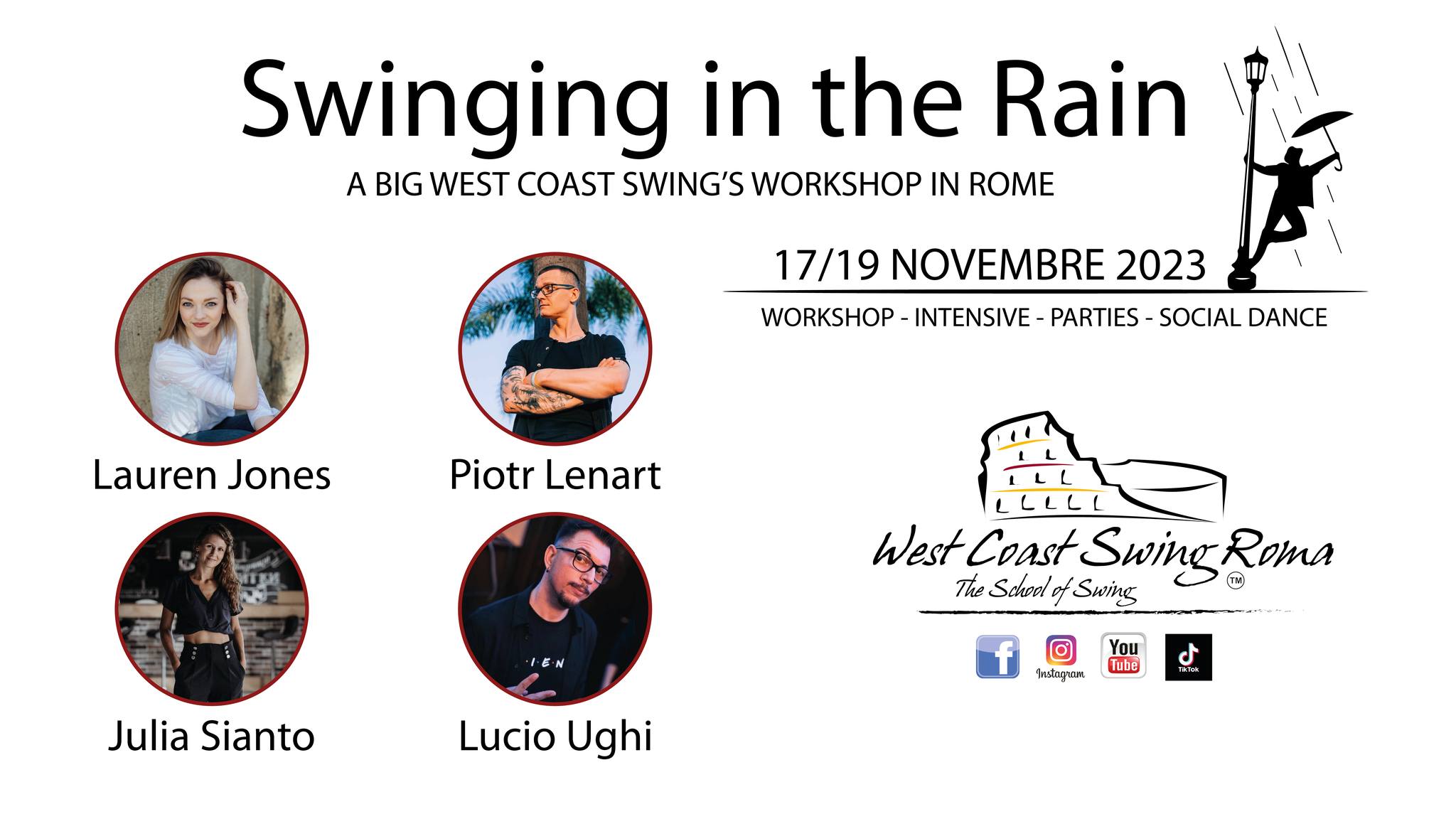 Swinging in the Rain - Evento West Coast Swing