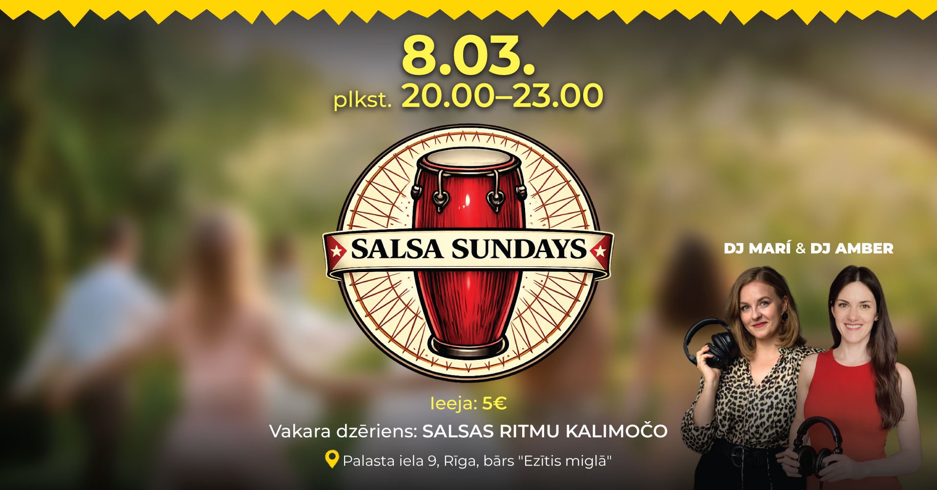 SALSA SUNDAYS Ezītis miglā Palasta ielā