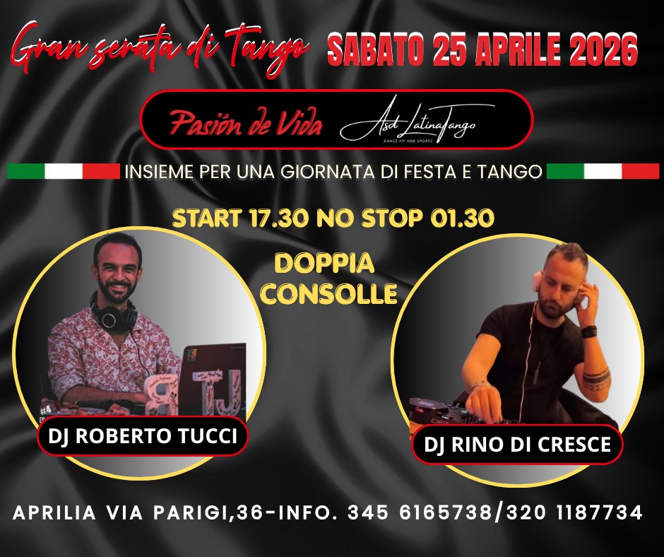 MILONGA "PASION DE VIDA" "DE LOS DOS"