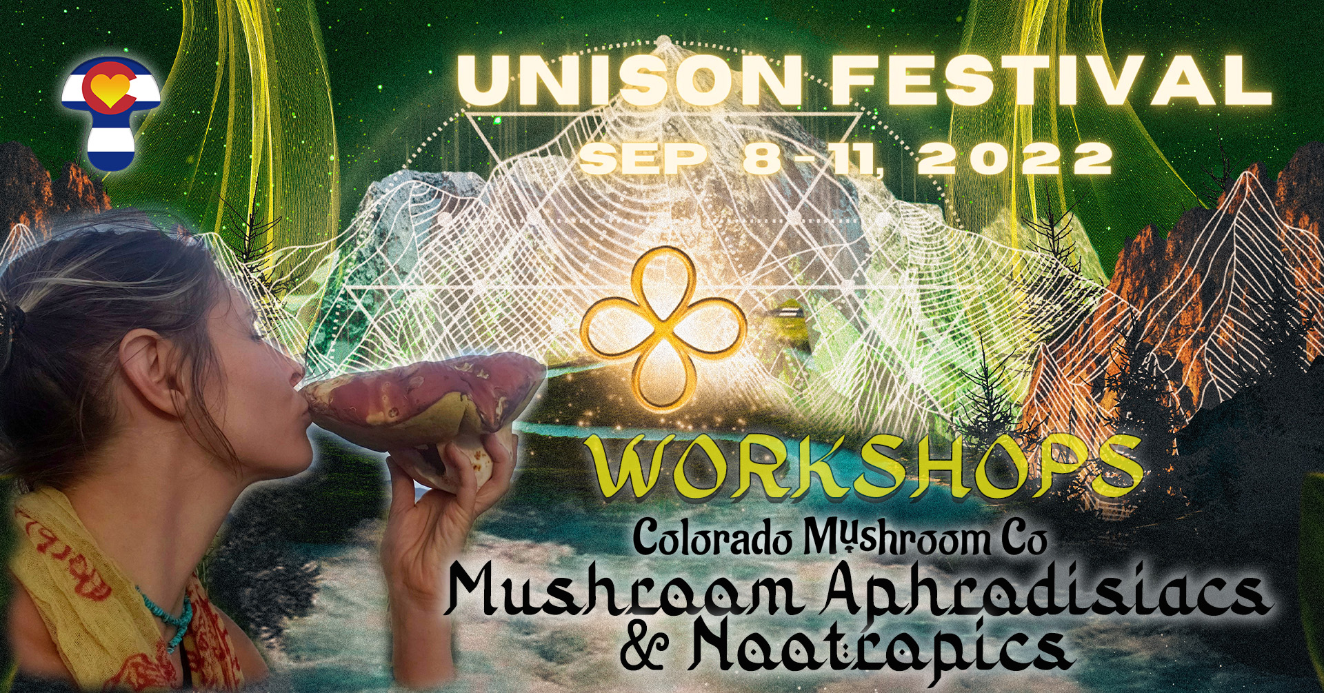 Unison Fest 2022 - CMC Presents "Mushroom Aphrodisiacs & Nootropics"
