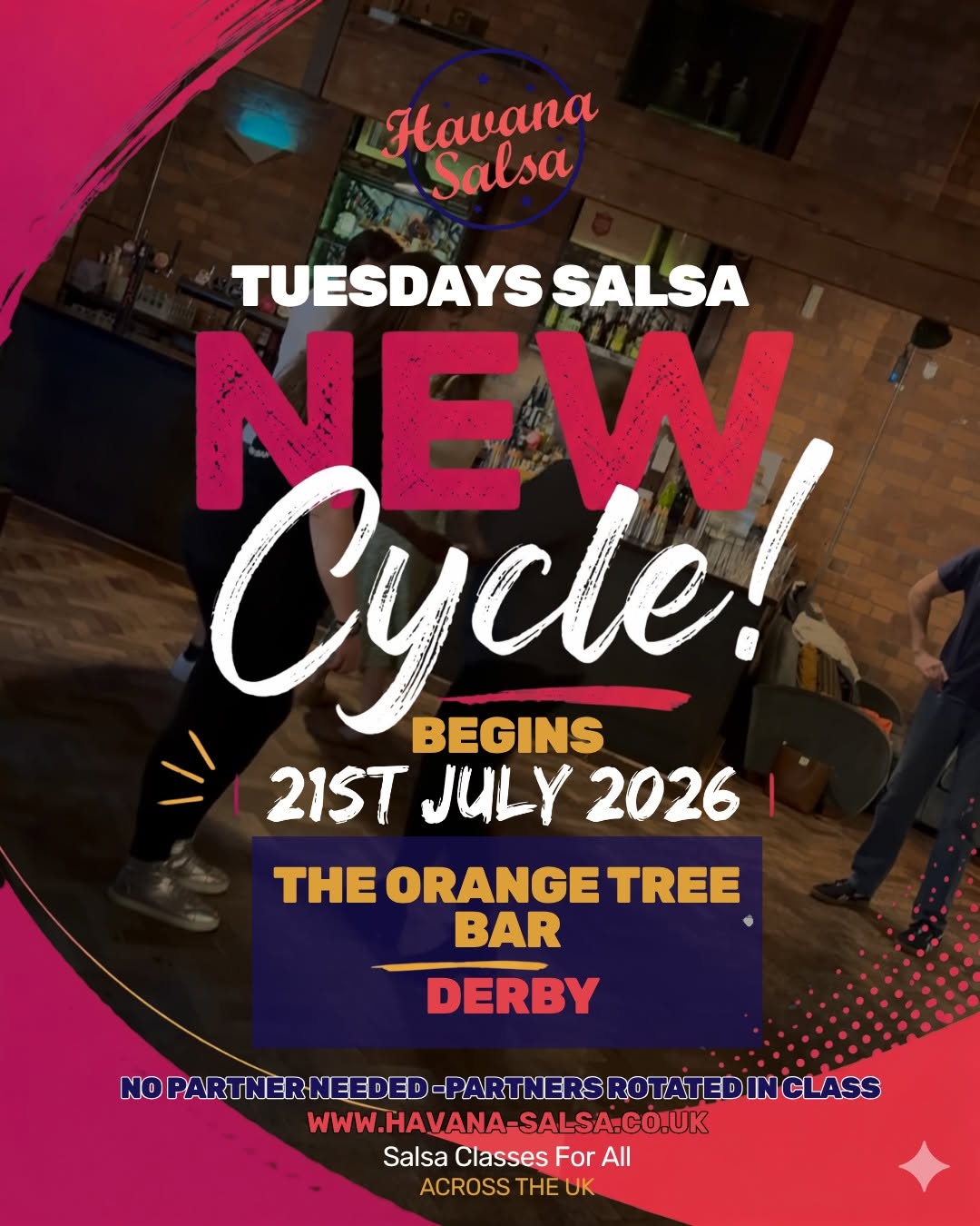 A brand-New SALSA CYCLE is officially launching and it’s tailor-made for absolute beginners!