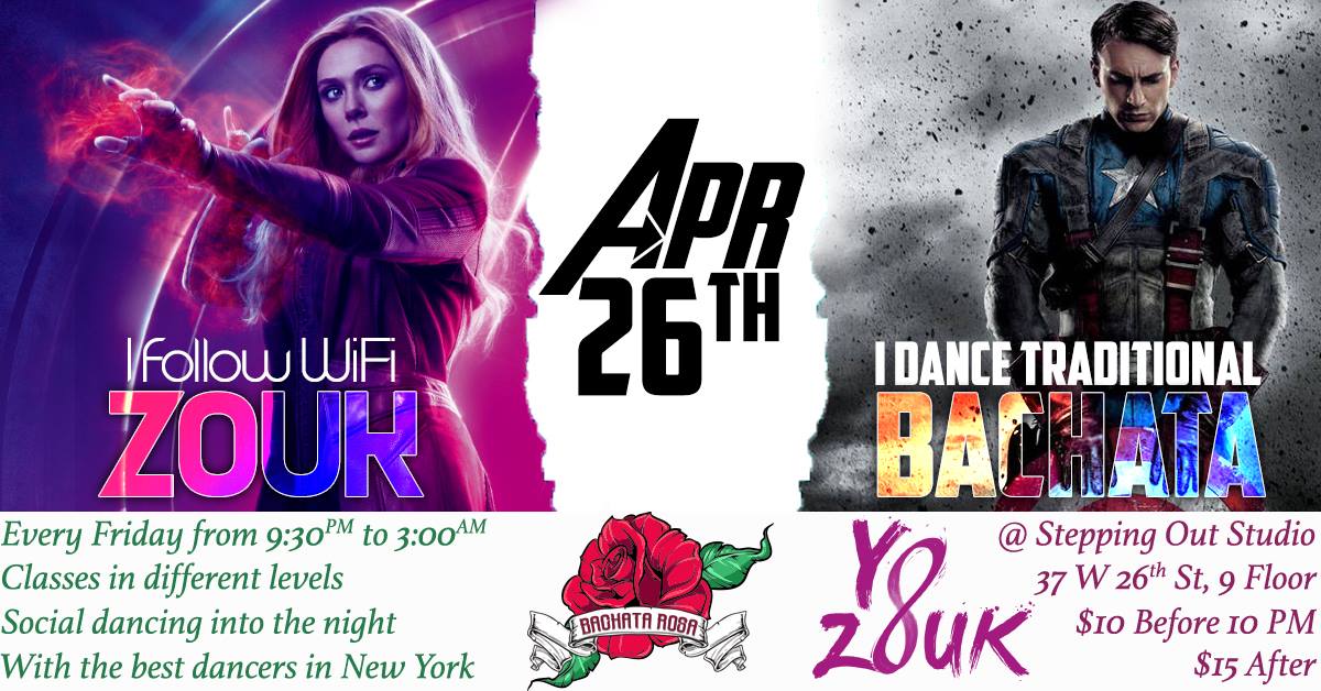 Bachata Rosa - Bachata Vs Zouk!