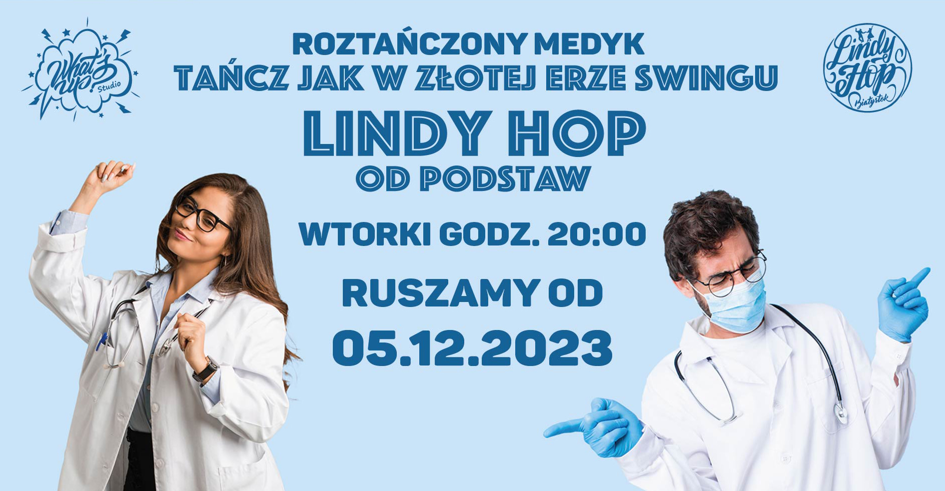 Roztańczony MEDYK! Zajęcia taneczne LINDY HOP OD PODSTAW dla studentów UMB!