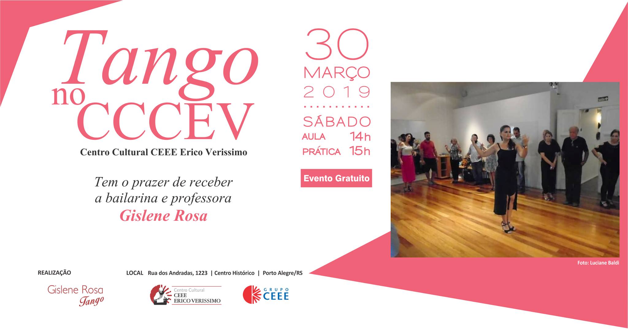 Tango no CCCEV com a Professora Gislene Rosa
