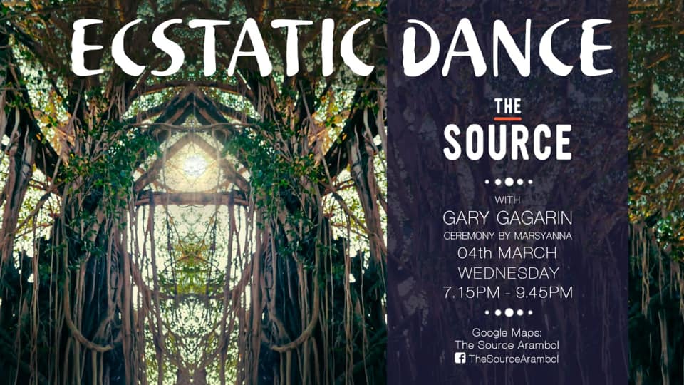 Ecstatic Dance ● Gary Gagarin 4th March Wednesday