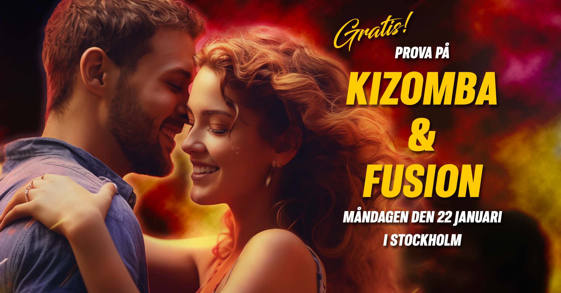 GRATIS prova pรฅ Kizomba & Kizomba Fusion i Stockholm