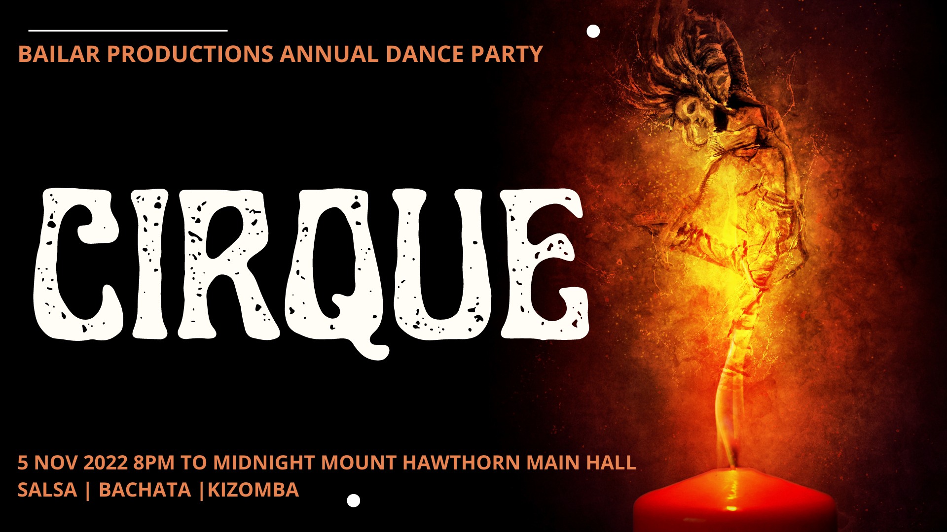 CIRQUE - Bailar Productions Annual Dance Party