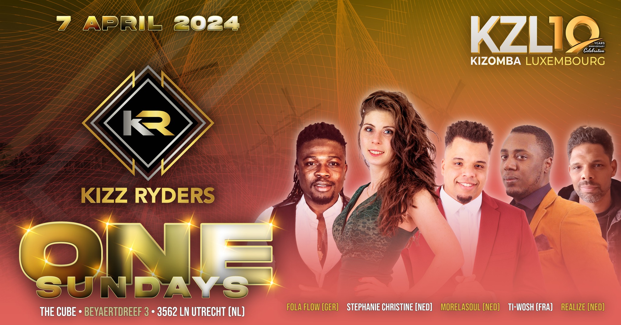 Kizz Ryders 'ONE' Sundays - Kizomba Luxembourg Festival Promo Edition