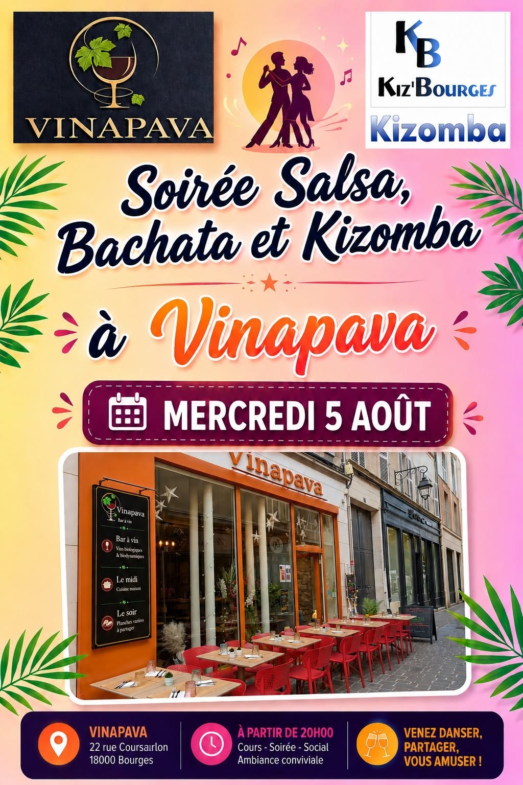 Soirée Danse au Vinapava