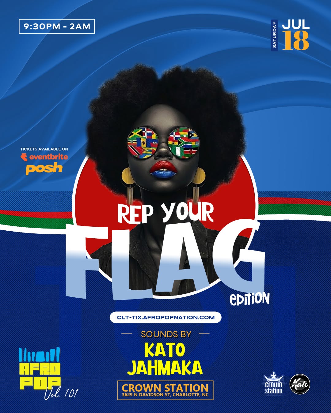 AfroPop! Charlotte, Vol.101: Rep Your Flag Fest!