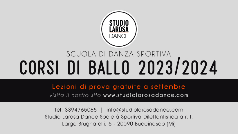 Corsi di Ballo - Settimana di Prove Gratuite dal 25 Settembre