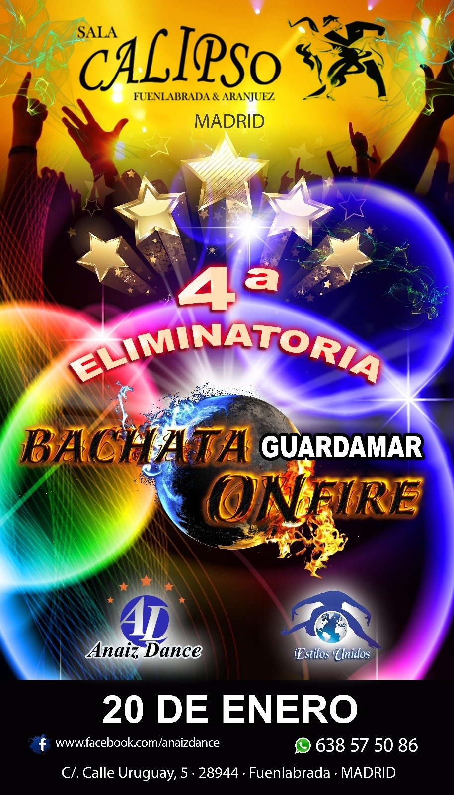 BACHATA ON FIRE - 4th tie in Sala Calipso