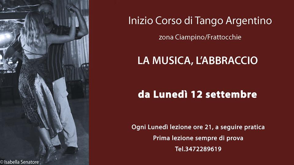 Inizio Corsi di Tango Argentino