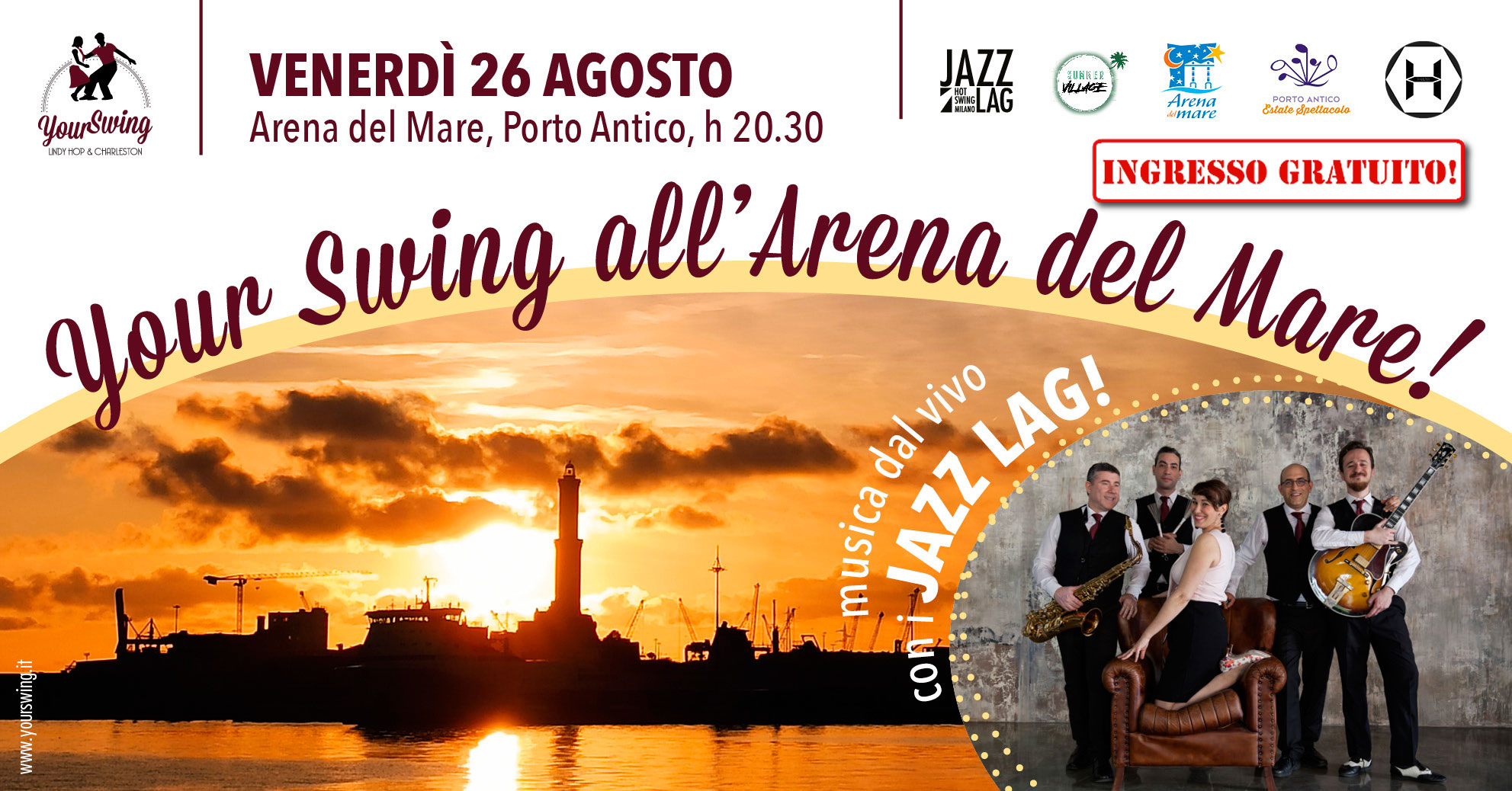 Your Swing all'Arena del Mare