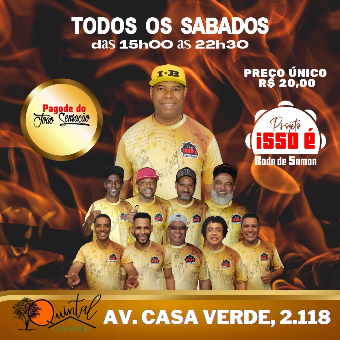 Pagode do João Sensação com Projeto Isso É Roda de Samba