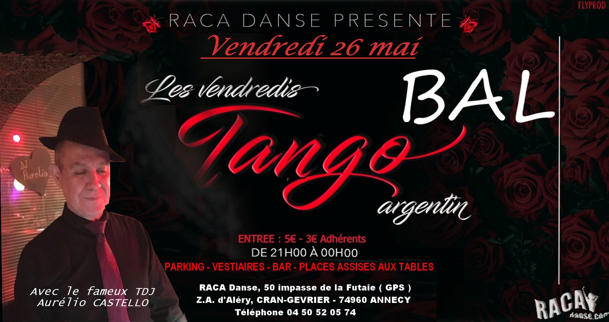 VENDREDI'S MILONGA RACA