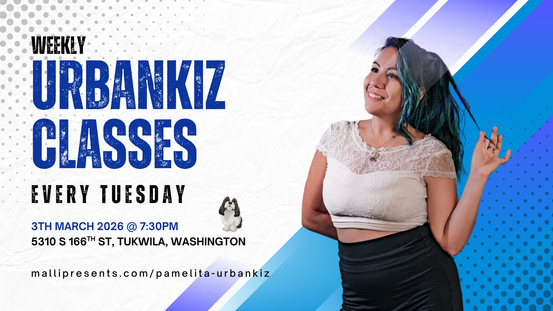 Weekly UrbanKiz Classes with Pamelita