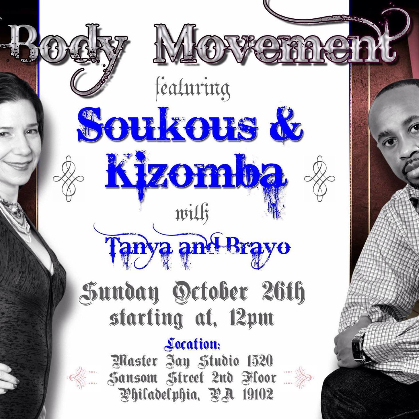 Body Movement featuring Soukous & Kizomba Ladies Ginga+Plus!
