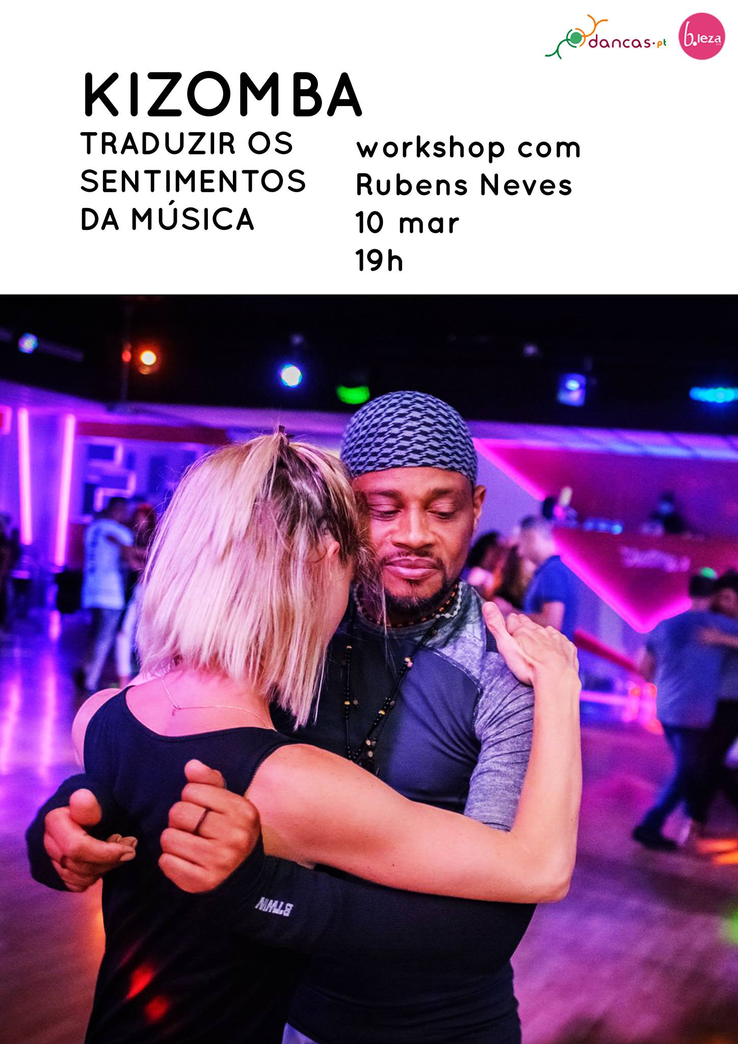 Danças no B.Leza*10mar*KIZOMBA: traduzir sentimentos*wks Rubens