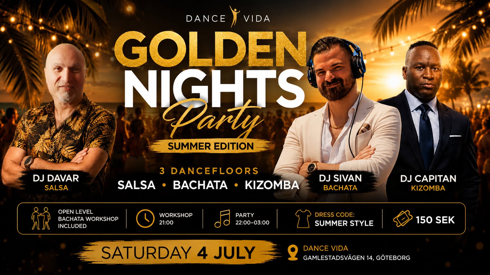 Golden Nights Party Summer Edition ☀️✨