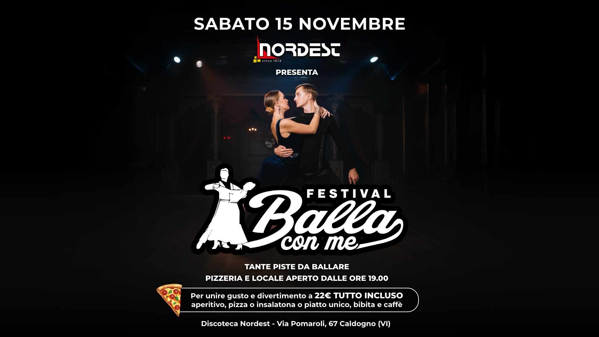 ๐ ๐๐๐๐๐ ๐๐จ๐ง ๐๐!๐บ Il Festival per chi ama ballare alla Discoteca Nordest - Caldogno (Vi)