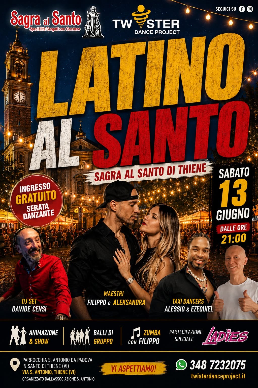 LATINO SAGRA AL SANTO 2026 - THIENE (VI)