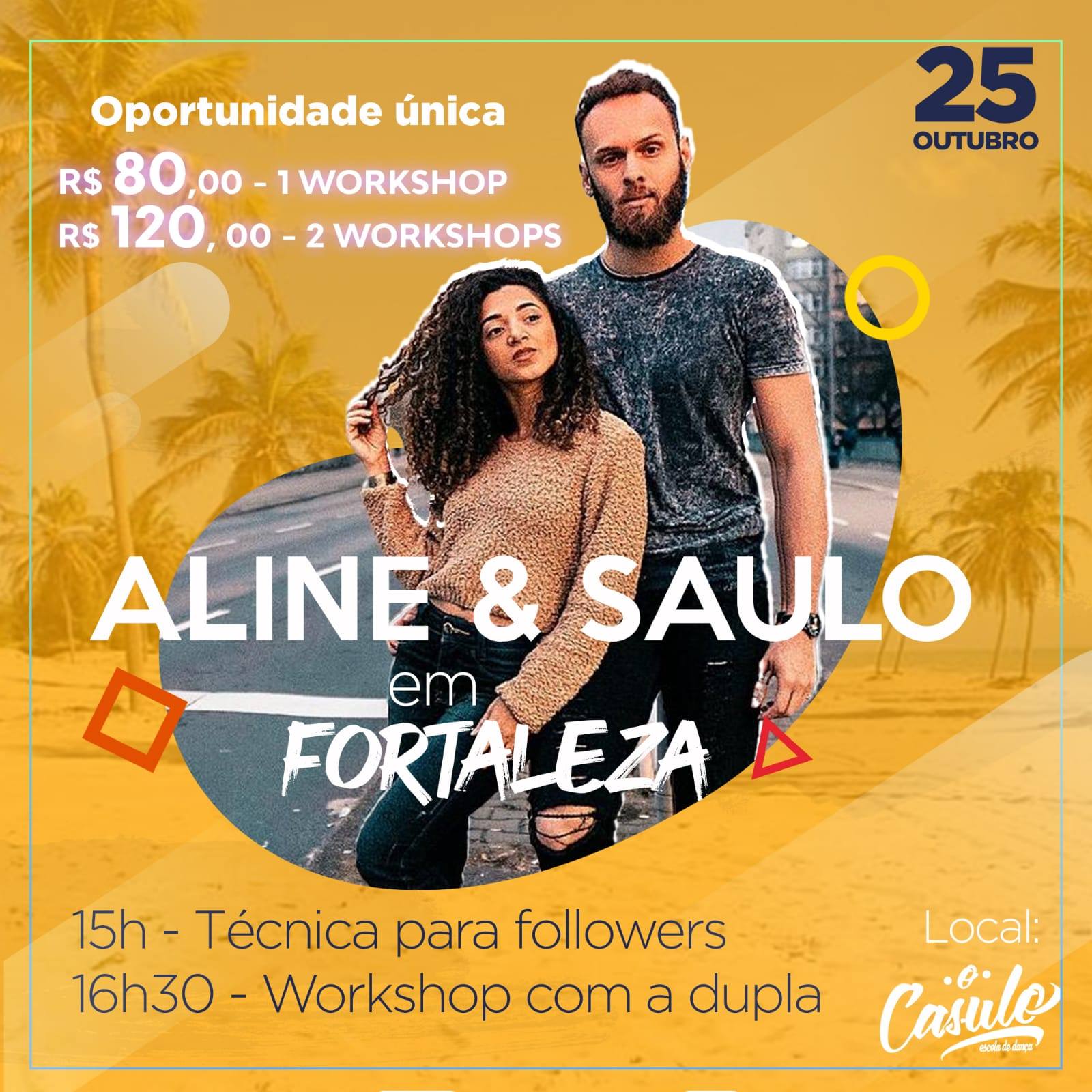 Aline Cleto & Saulo Dias em Fortaleza