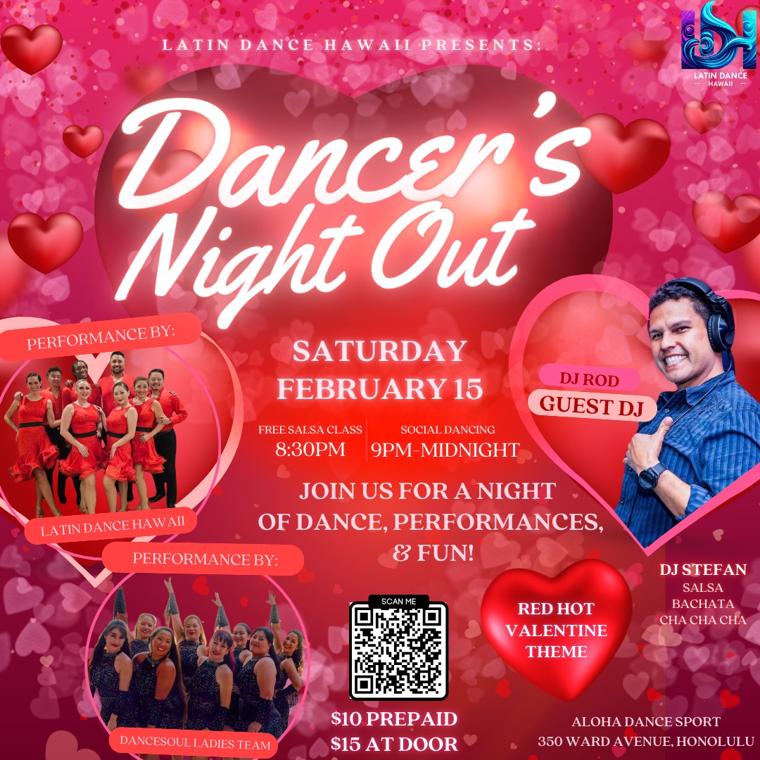 Dancer's Night Out (hosted by Latin Dance Hawaii)