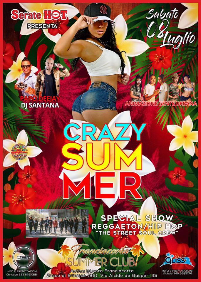 El CIRCO LOCO Sabato 08 Giugno Franciacorta Summer Club