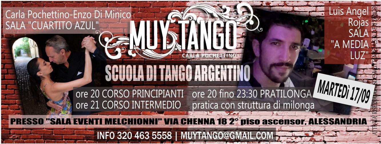 Scuola di Tango Argentino, corsi e milonga di martedì