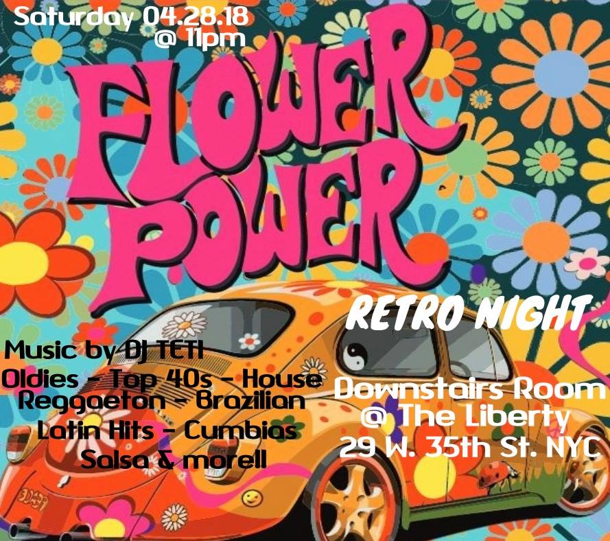 Flower Power Retro Night & 13th Anniversary