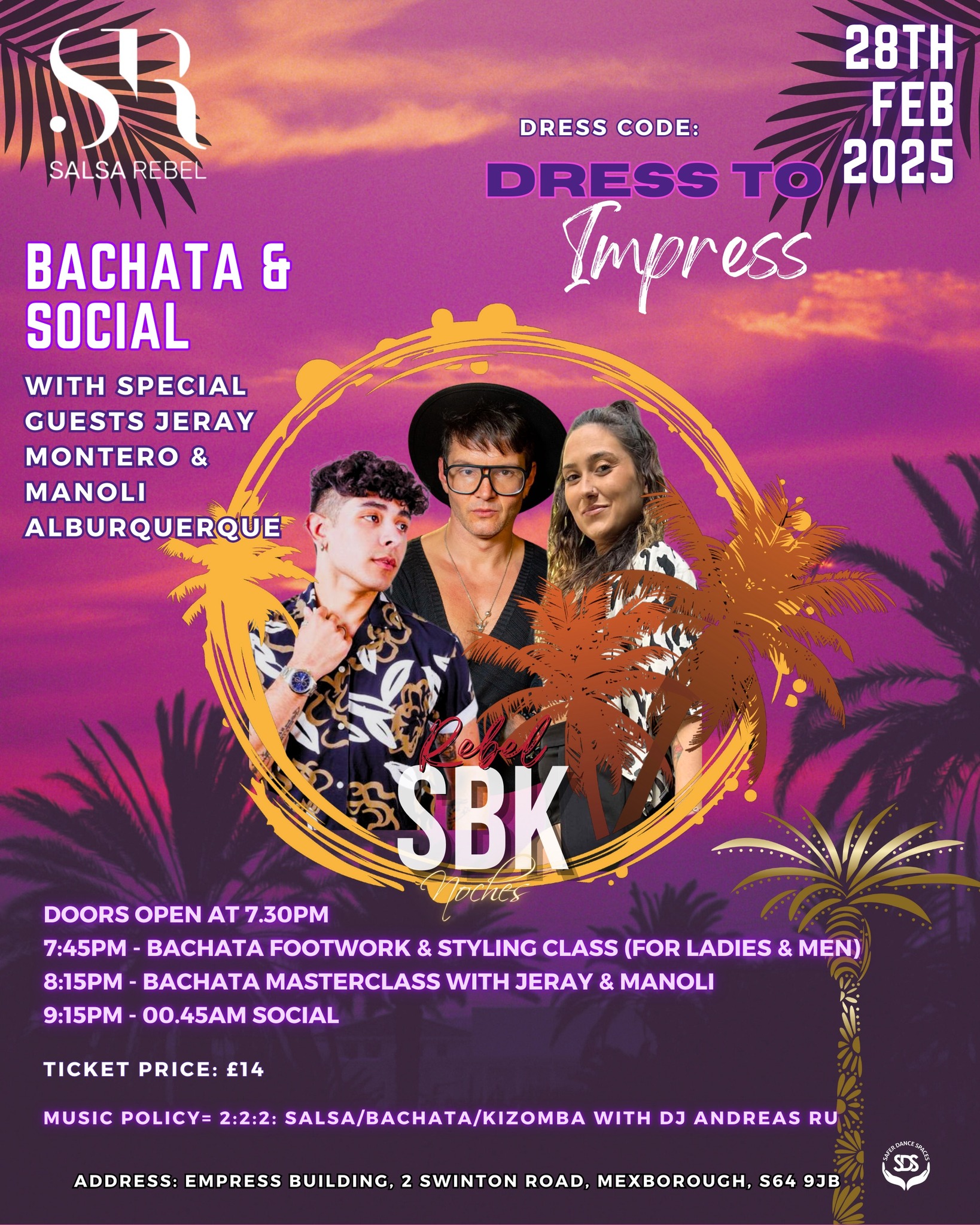Rebel SBK Noches with Jeray Montero, Manoli Alburquerque &Andreas Ru