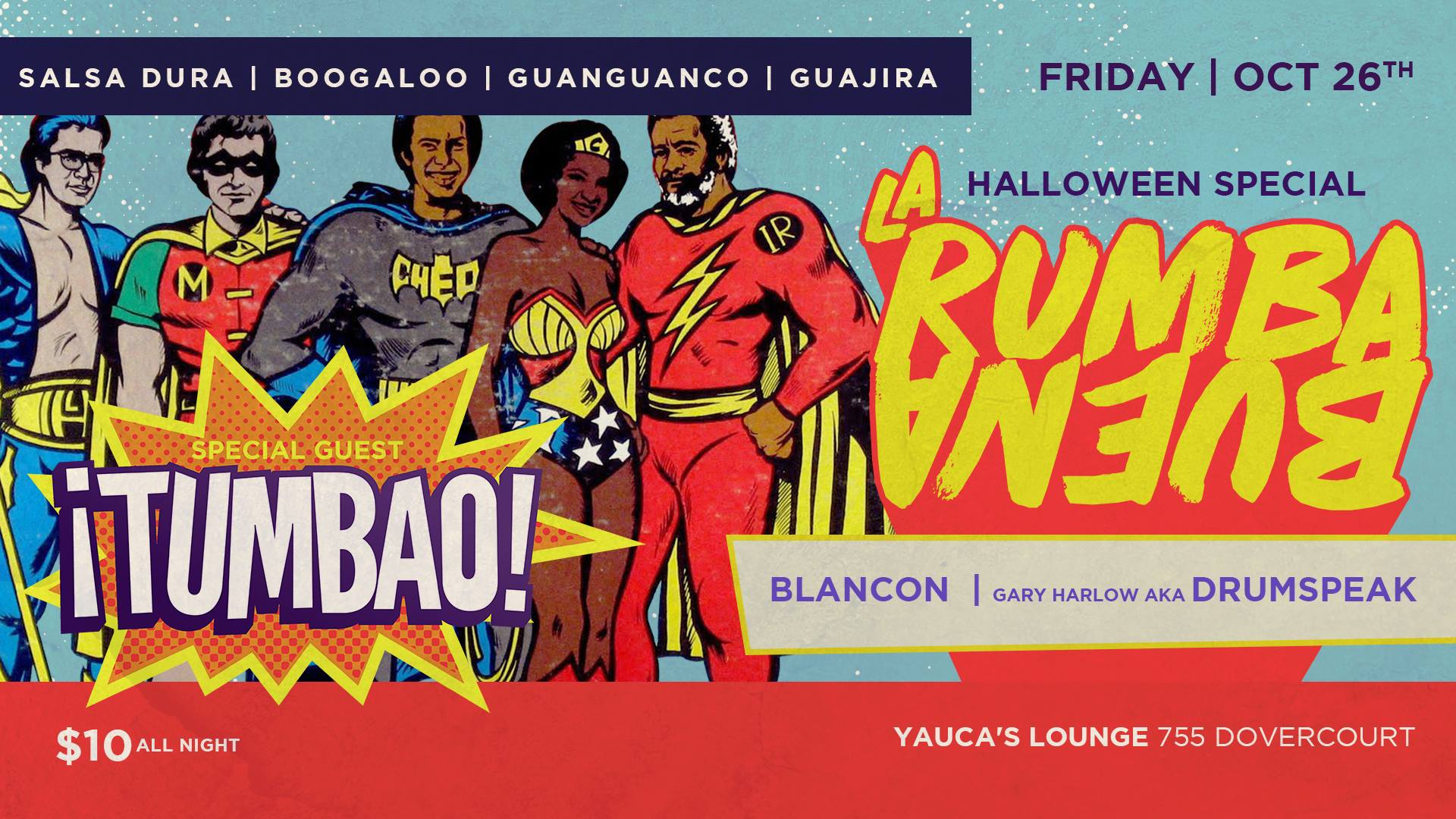 La Rumba Buena Halloween with special guests Tumbao