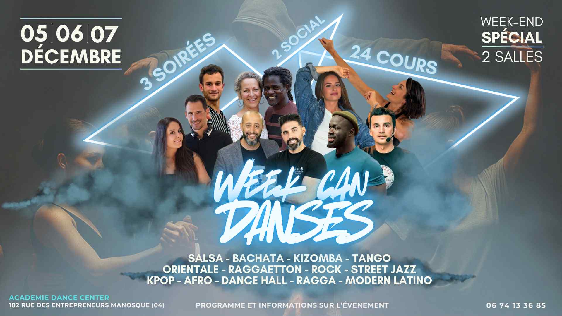WeeK Can Danses 3 Soirées 24 heures de Cours