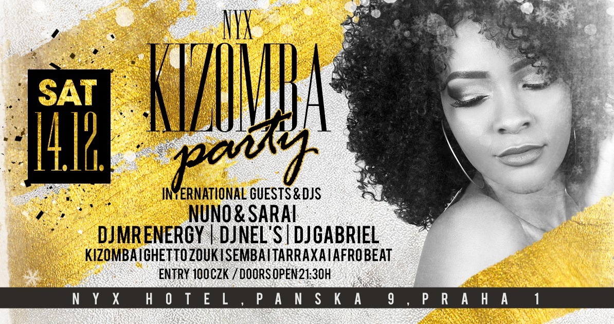 Christmas NYX Kizomba party in Prague - birthday edition