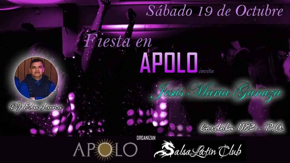 Salsera en Apolo - Invita Jesus Maria Ganuza!