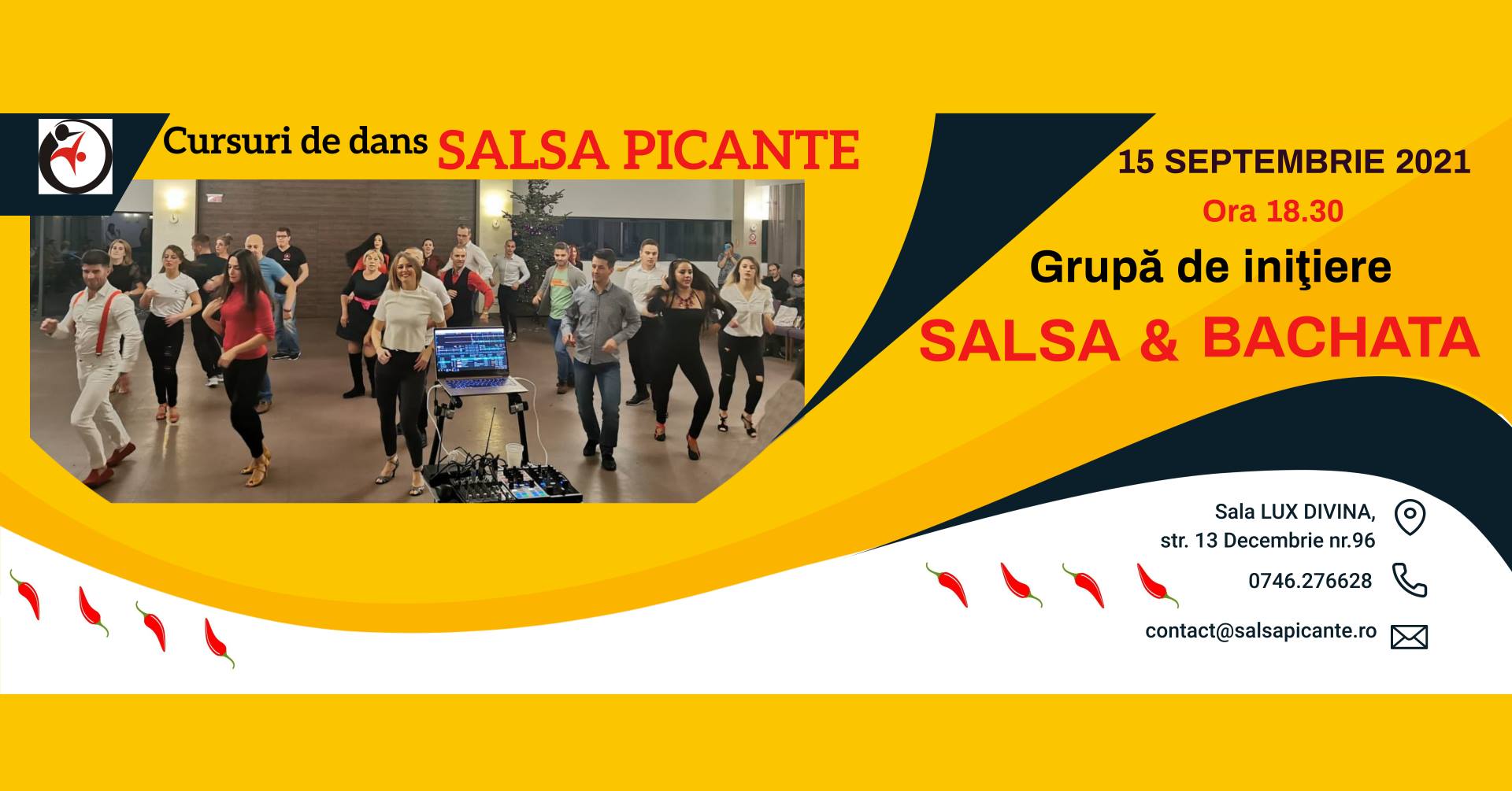 Curs de dans Salsa & Bachata! Grupă de inițiere!