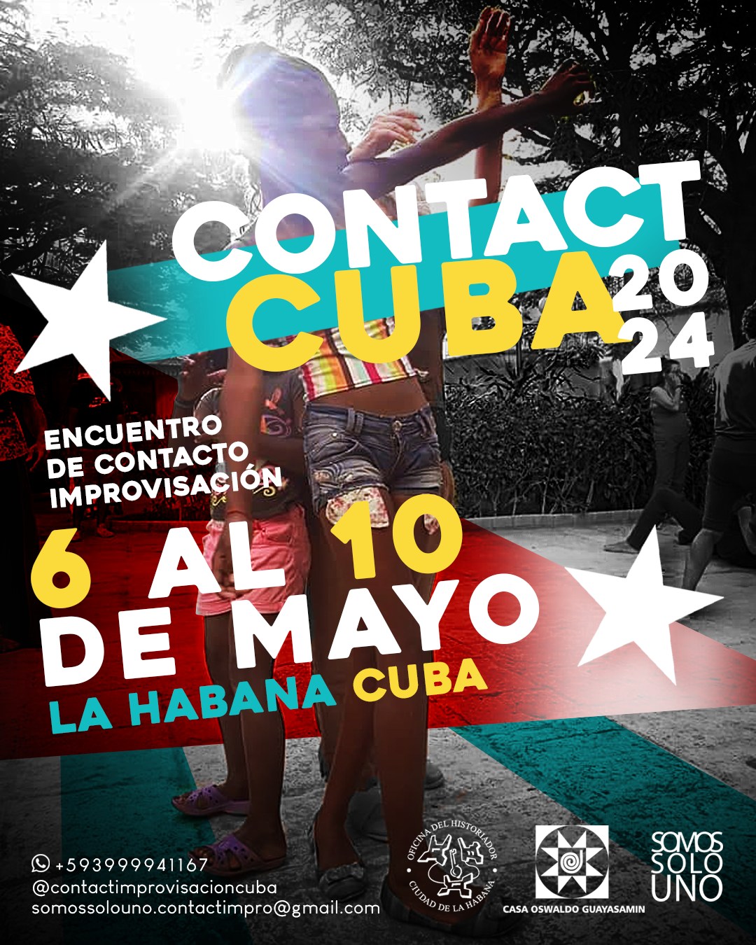 ENCUENTRO CONTACTCUBA ~2024 Encuentro de Contacto Improvisación en La Habana Cuba SOMOSSOLOUNO
