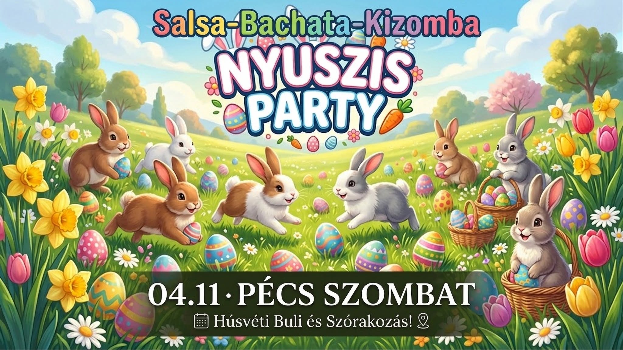 Nyuszis Salsa-Bachata-Kizomba Party Pécs 04.11