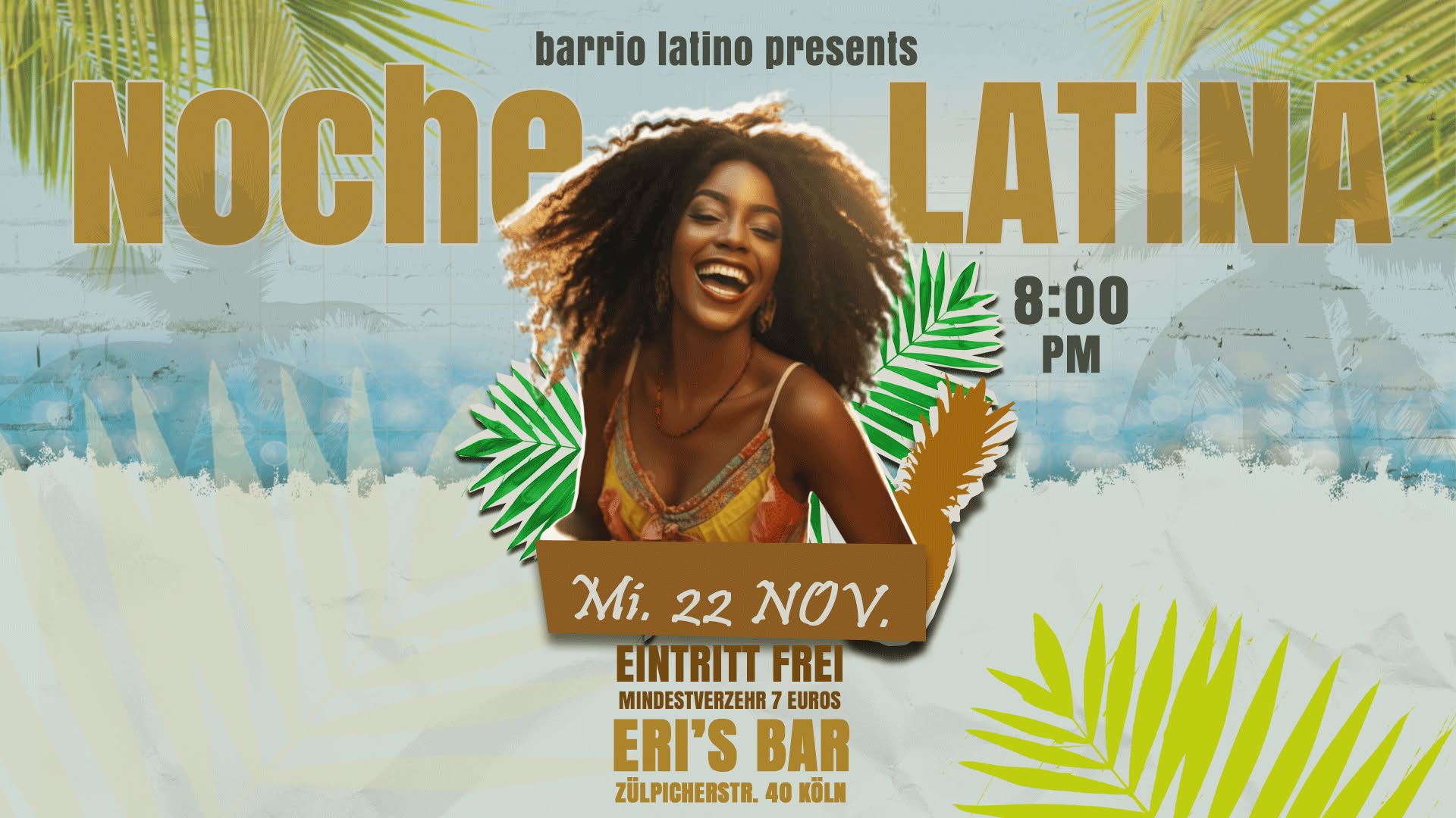 Noche Latina Mittwoch 22. November