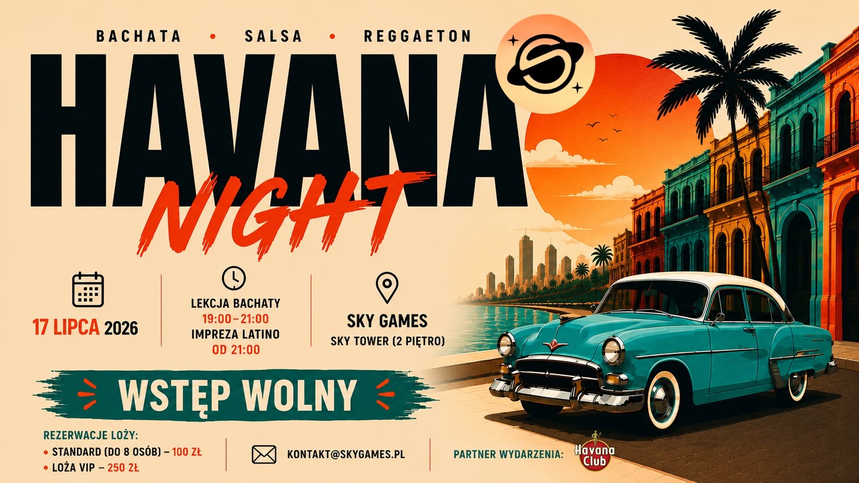 HAVANA NIGHT w Sky Games